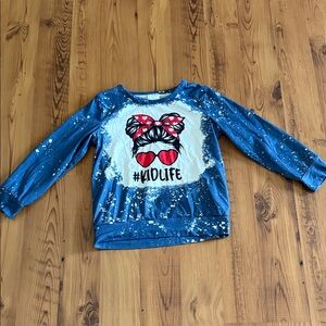 Blue #KidLife Kids Shirt